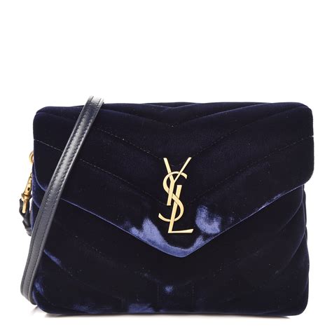 ysl toy loulou navy|toy loulou in quilted suede.